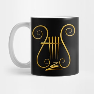 Golden Lyre Mug